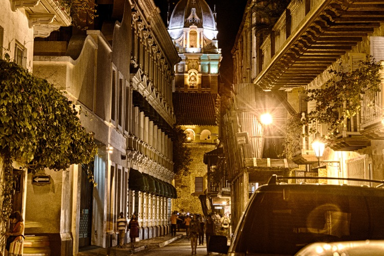 cartagena at night