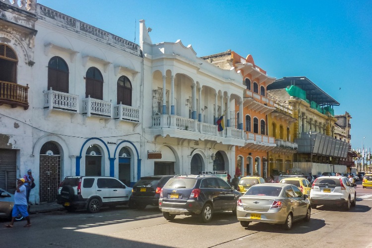 Street of Centro Historico of Cartagena