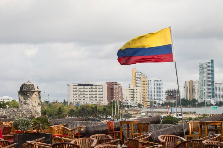 Cloudy day in Cartagena