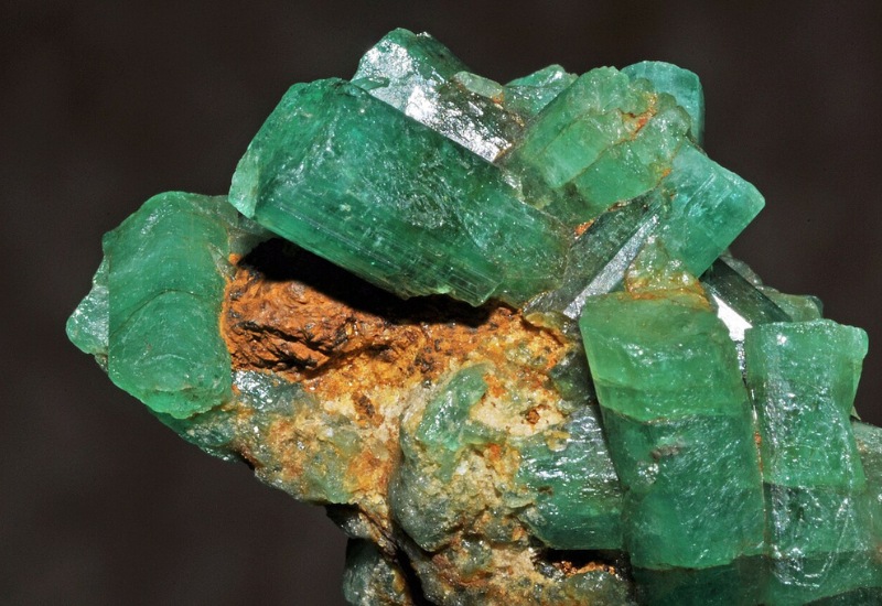 Emerald extracted from Mina de Muzo