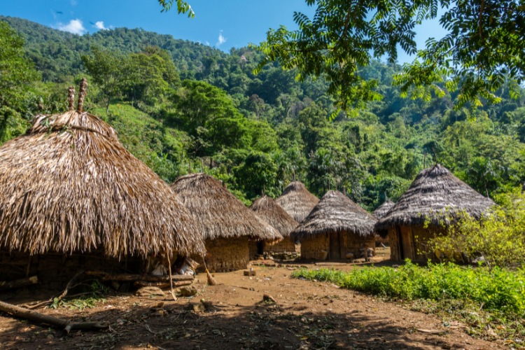 indigenous houses at lost city