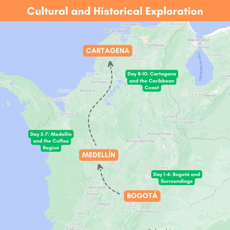 Itinerary 1: Cultural and Historical Exploration