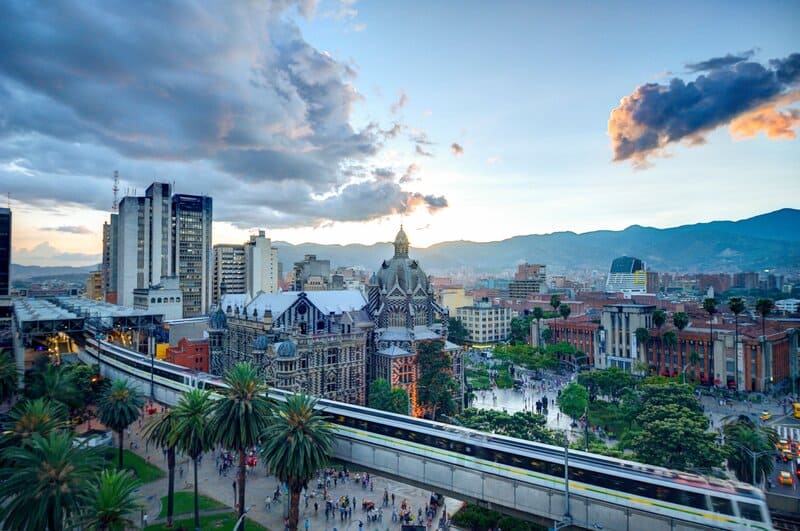 metro in medellin downtown